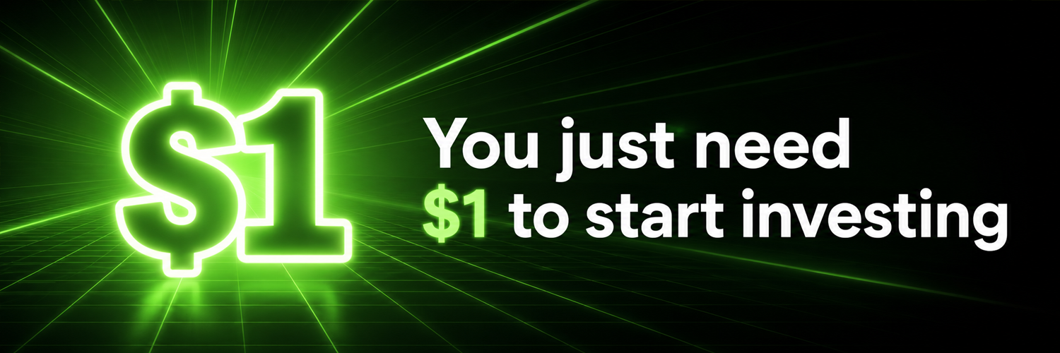 You just need $1 to start investing